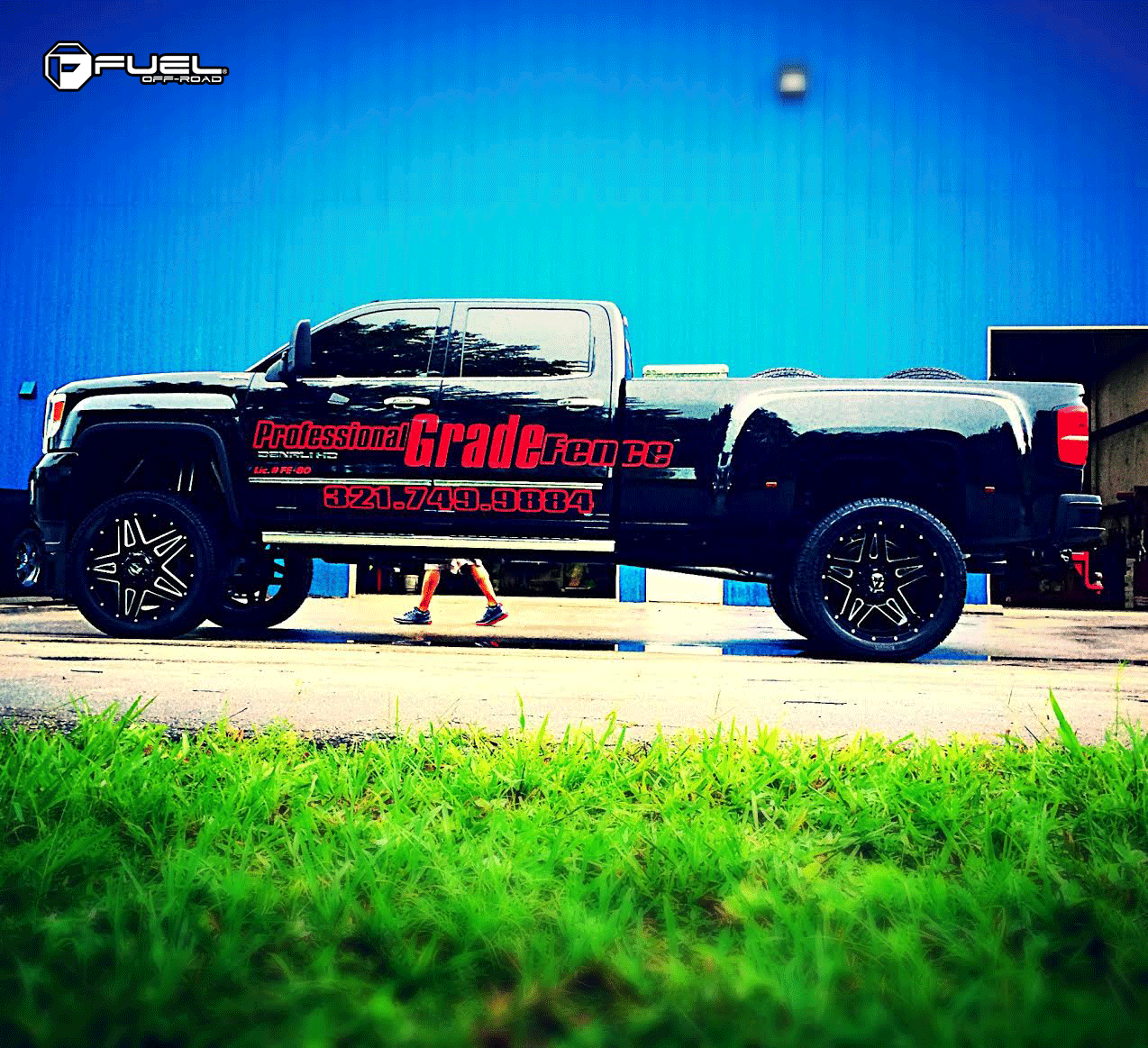 Fuel Dually Wheels Full Blown Dually Rear D254 Wheels Down South