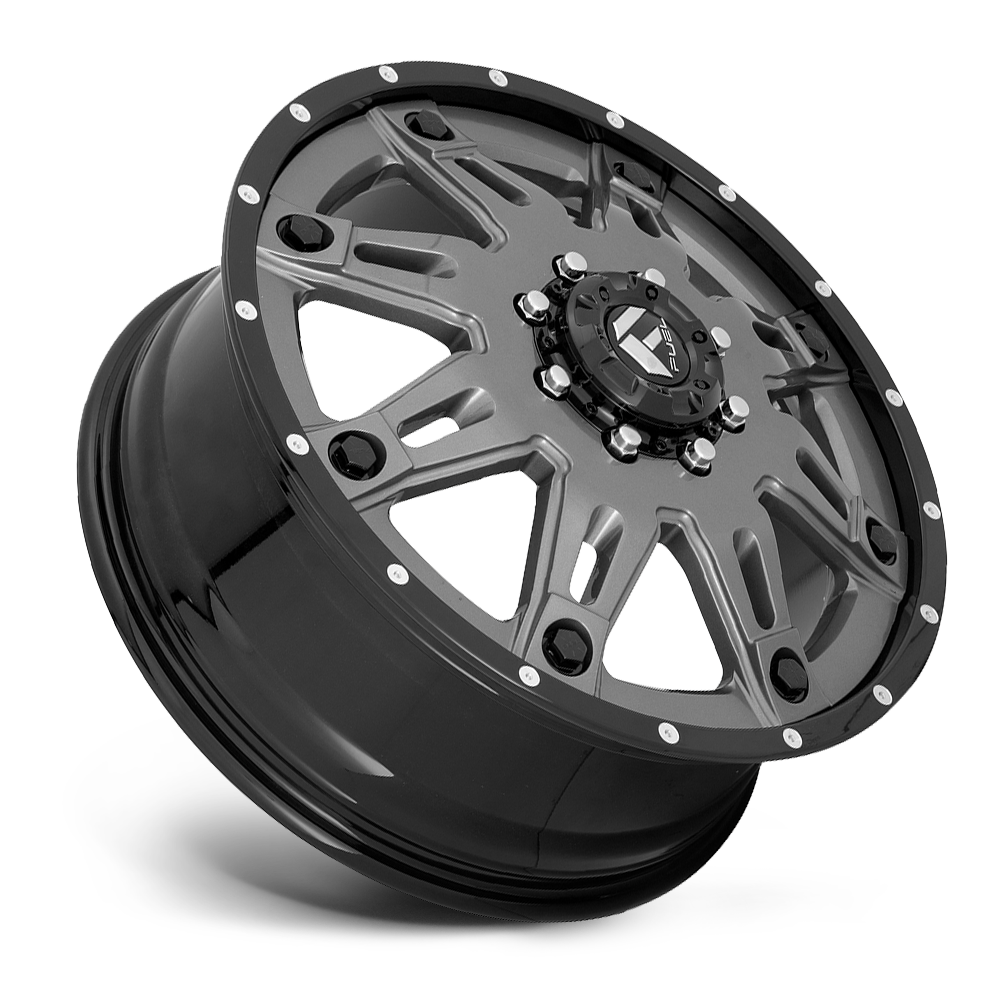 Fuel Dually Wheels Hostage II Dually Front D232 Wheels Down South